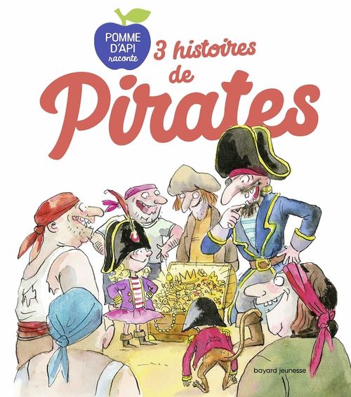 Couverture ebook de 3 histoires de pirates, de Bertrand Fichou, Christophe de Barbarin, Céline Claire