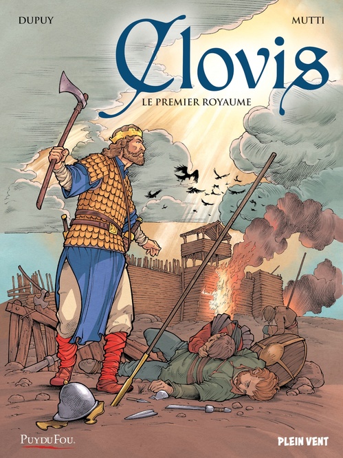 Couverture ebook de Clovis, le premier royaume, de Coline Dupuy