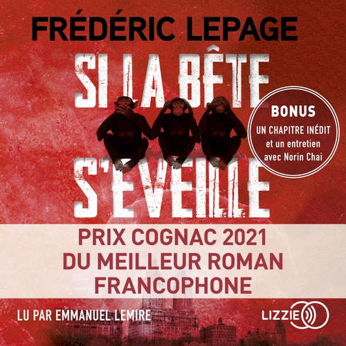 Couverture audiobook de Si la bête s'éveille, de Frédéric Lepage
