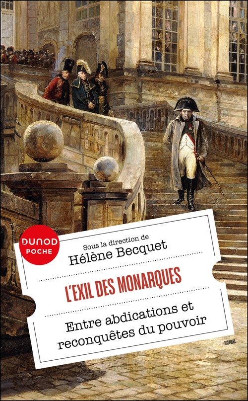 Couverture ebook de L'Exil des monarques, de Collectif, Hélène Becquet