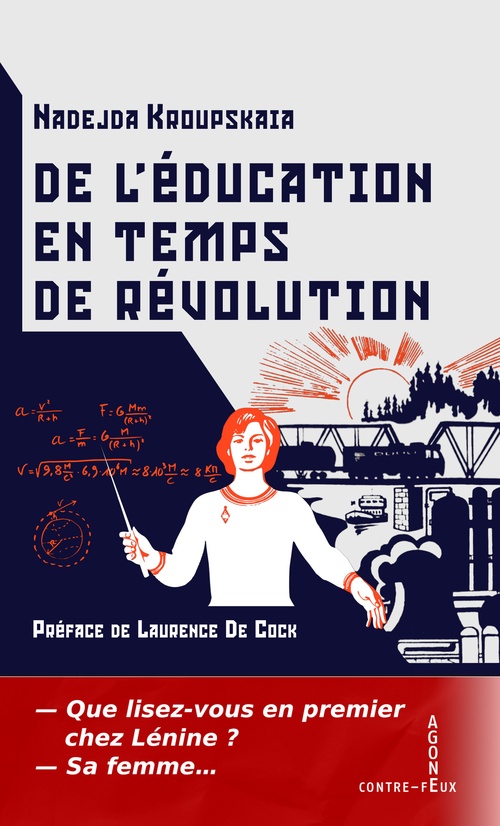 ebook cover of De l'éducation en temps de révolution, by Nadejda Kroupskaïa