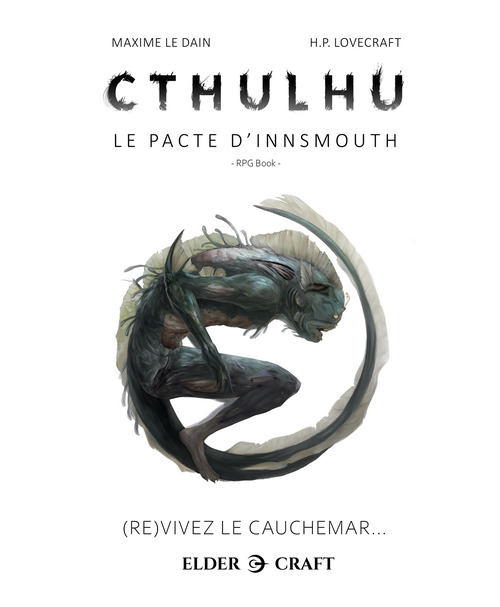 Couverture ebook de Cthulhu : Le Pacte d'Innsmouth, de Maxime Le Dain, H. P. Lovecraft