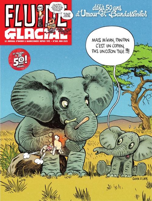 Couverture ebook de Magazine Fluide Glacial - Tome 588 - Magazine Fluide Glacial, de Collectif