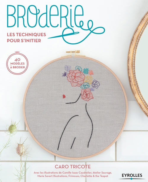 ebook cover of Broderie, by Caroline Waryn