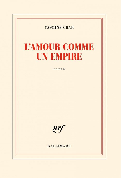 Couverture ebook de L'amour comme un empire, de Yasmine Char