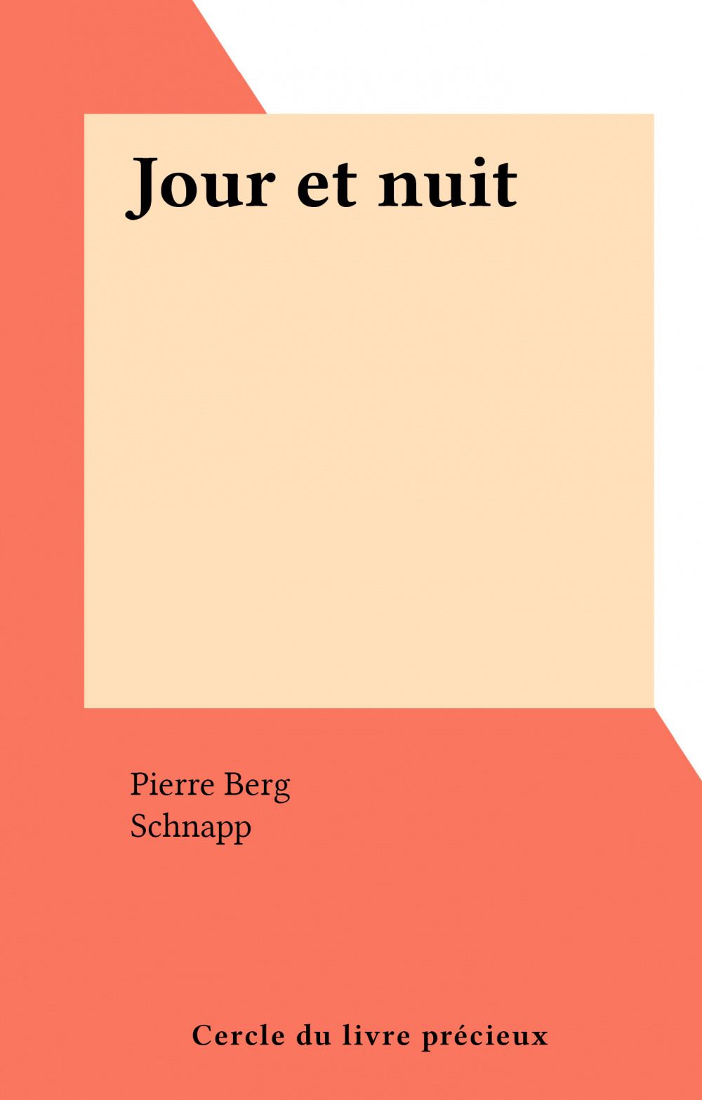 Couverture ebook de Jour et nuit, de Pierre Berg