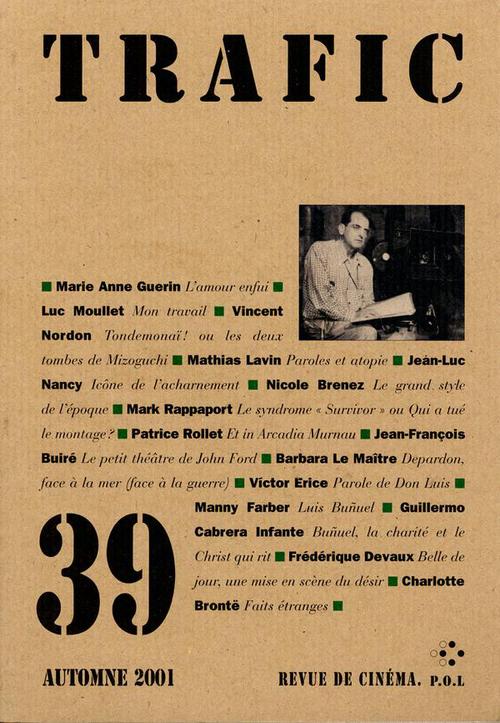 Couverture ebook de Trafic N° 39 (Automne 2001), de Collectif