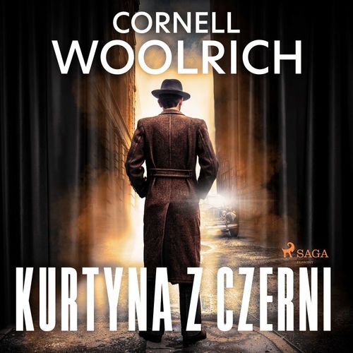 audiobook cover of Kurtyna z czerni, by Cornell Woolrich
