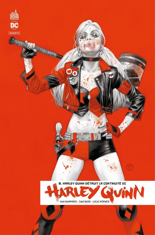 ebook cover of Harley Quinn Rebirth - Tome 8 - Harley Quinn détruit la continuité DC, by Sam Humphries