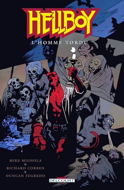 Couverture ebook de Hellboy T11 - L'Homme tordu, de Mike Mignola