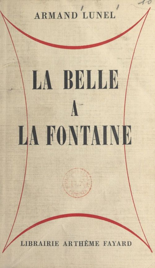 ebook cover of La belle à la fontaine, by Armand Lunel