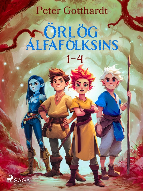 Couverture ebook de Örlög álfafólksins 1-4, de Peter Gotthardt