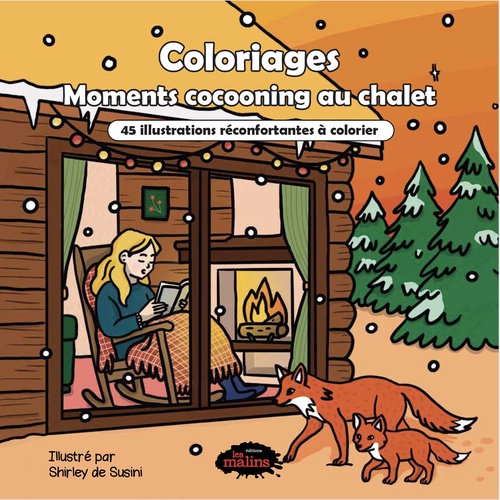 ebook cover of Coloriages : Moments cocooning au chalet, by Shirley De Susini