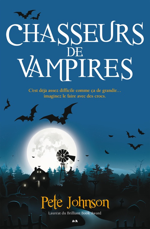 Couverture ebook de Chasseurs de vampires, de Pete Johnson