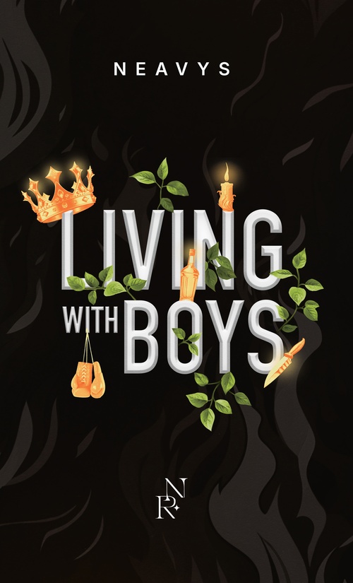 Couverture ebook de Living with boys, de Neavys
