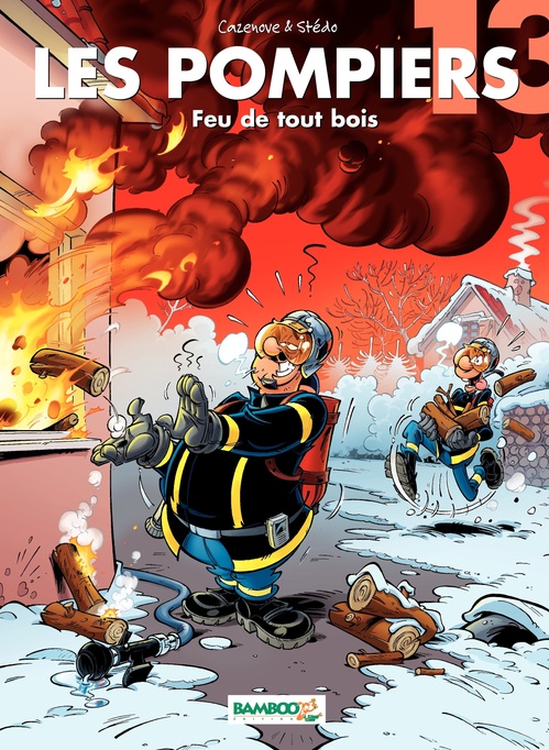 ebook cover of Les Pompiers - Tome 13, by Christophe Cazenove, Stédo