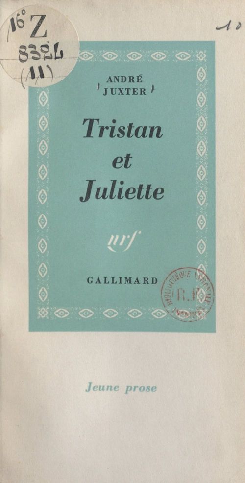 Couverture ebook de Tristan et Juliette, de Andre Juxter