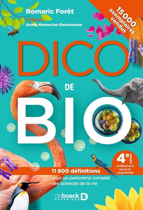 Couverture ebook de Dico de Bio, de Romaric Forêt