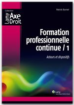 Couverture ebook de Formation professionnelle continue t.1, de Patrick Burnel