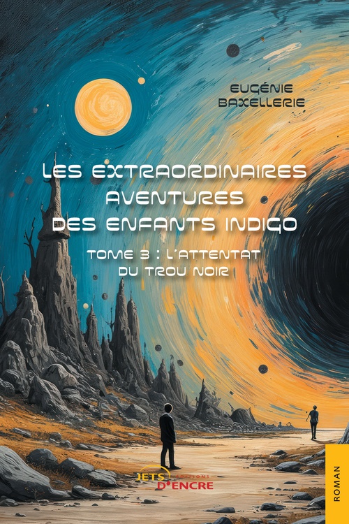 Couverture ebook de Les extraordinaires aventures des enfants indigo, de Eugénie Baxellerie