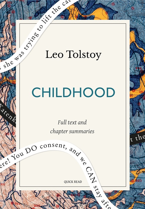 ebook cover of Childhood: A Quick Read edition, by Leo Tolstoy, Quick Read