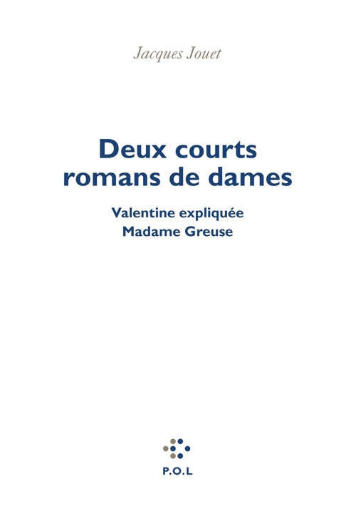 ebook cover of Deux courts romans de dames, by Jacques Jouet