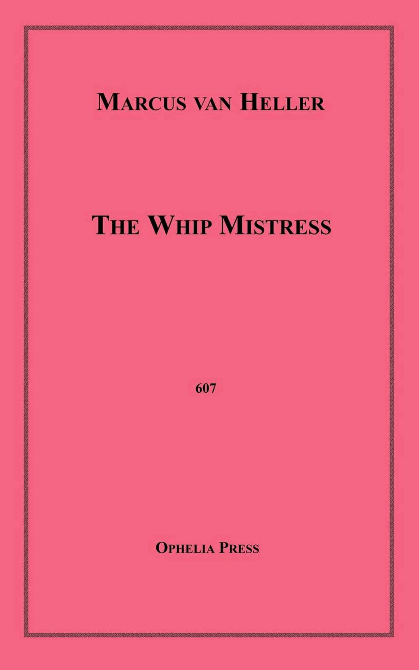 ebook cover of The Whip Mistress, by Marcus Van Heller