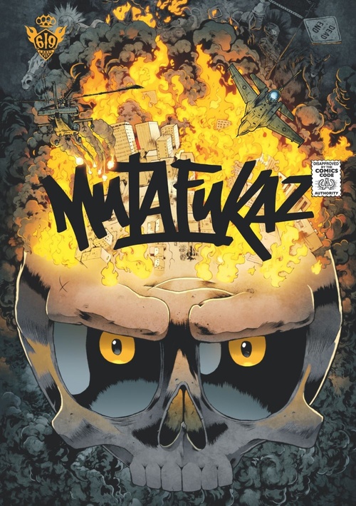 Couverture ebook de Mutafukaz - Tome 4 - DE4D END, de RUN