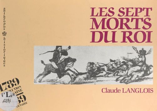 ebook cover of Les sept morts du roi, by Claude Langlois