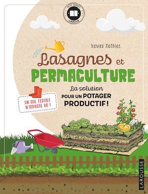 Couverture ebook de Lasagnes et permaculture, de Xavier Mathias