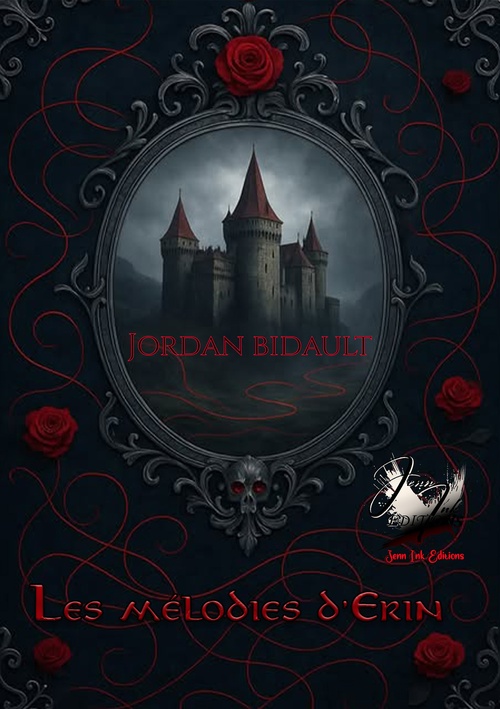 Couverture ebook de Les mélodies d'Erin, de Jordan Bidault