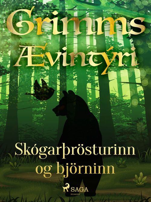 Couverture ebook de Skógarþrösturinn og björninn, de GrimmsbræðUr
