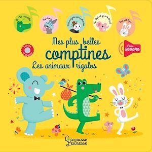 Couverture ebook de Mes plus belles comptines, les animaux rigolos, de Bérengère Staron
