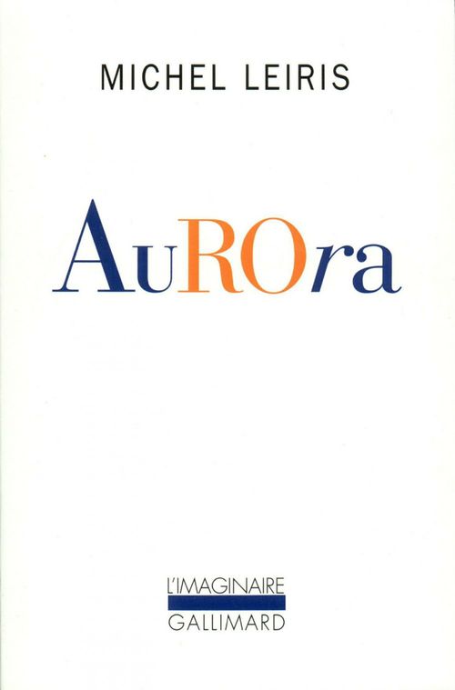 Couverture ebook de Aurora, de Michel Leiris