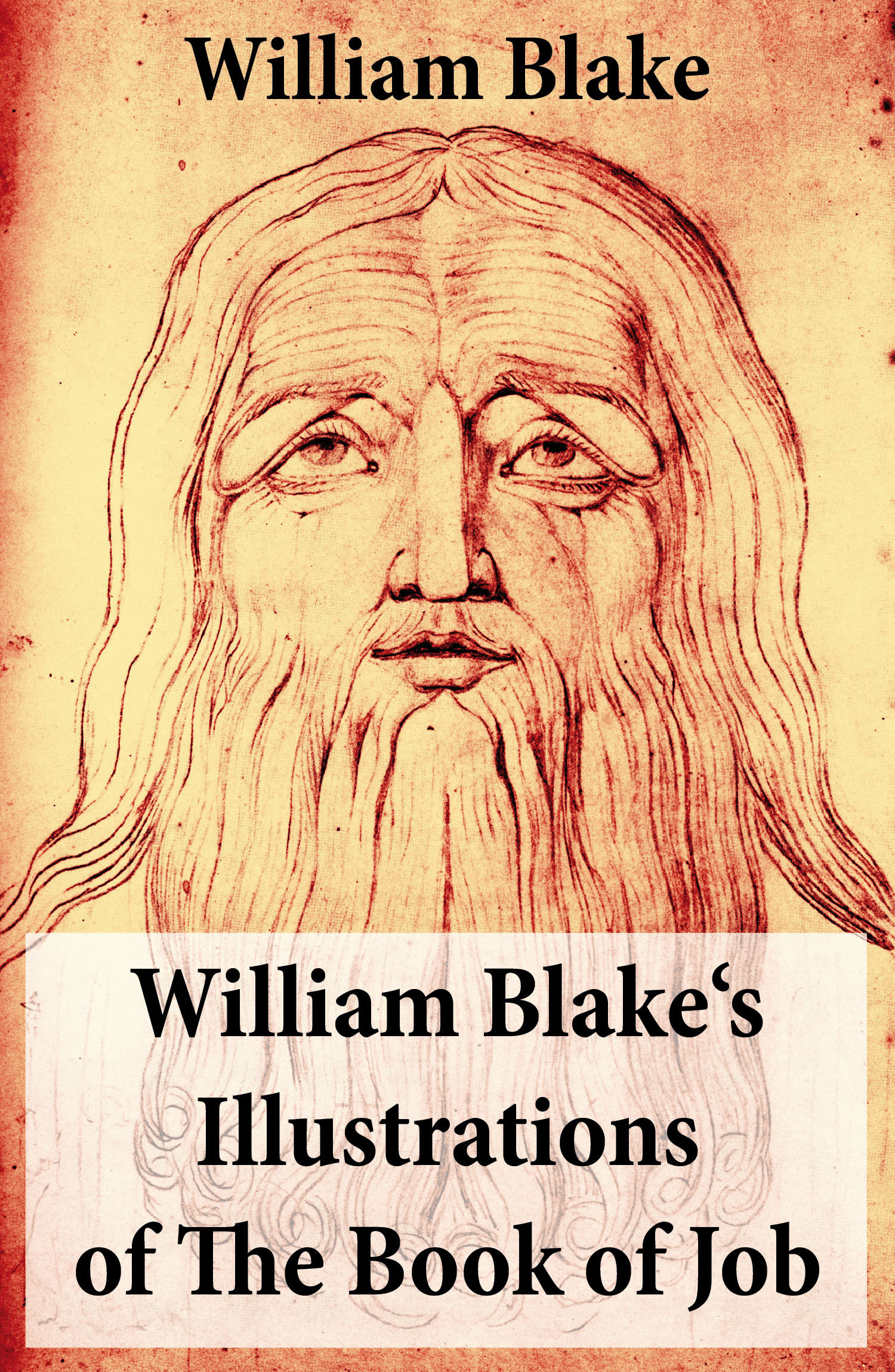 Couverture ebook de William Blake's Illustrations of The Book of Job (Illuminated Manuscript with the Original Illustrations of William Blake), de William Blake