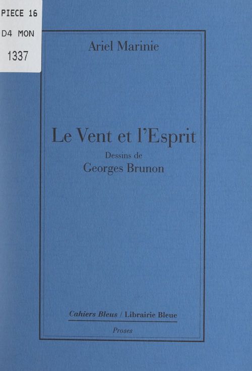 Couverture ebook de Le vent et l'esprit, de Ariel Marinie