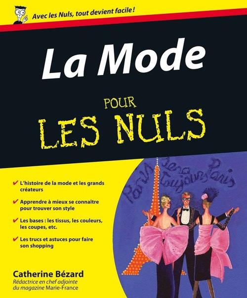 Couverture ebook de La mode pour les nuls, de Catherine Bézard