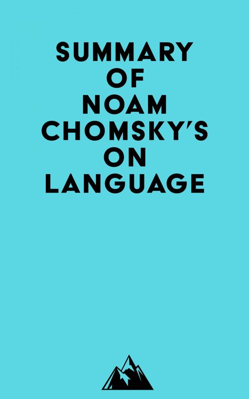 ebook cover of Summary of Noam Chomsky's On Language, by Everest Media