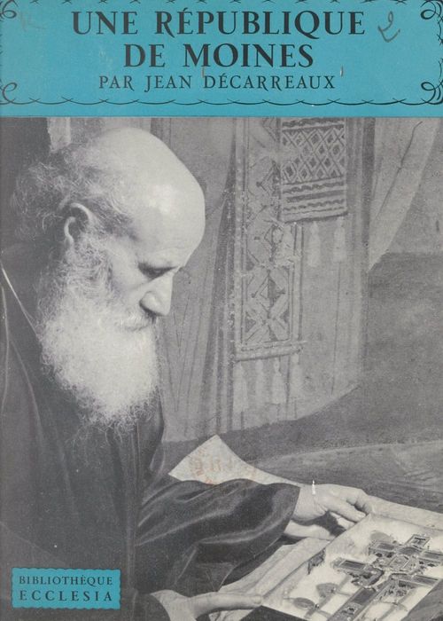 Couverture ebook de Une république de moines, de Jean Decarreaux