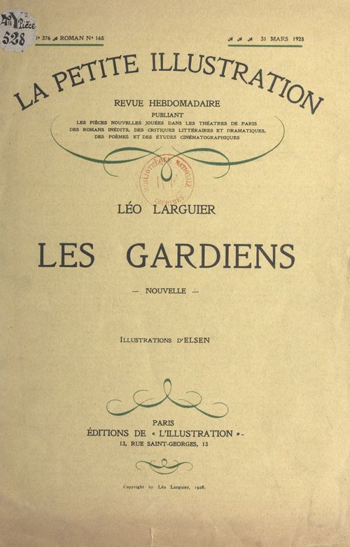Couverture ebook de Les gardiens, de Leo Larguier