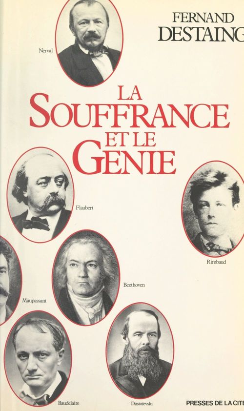 Couverture ebook de La souffrance et le génie, de Fernand Destaing