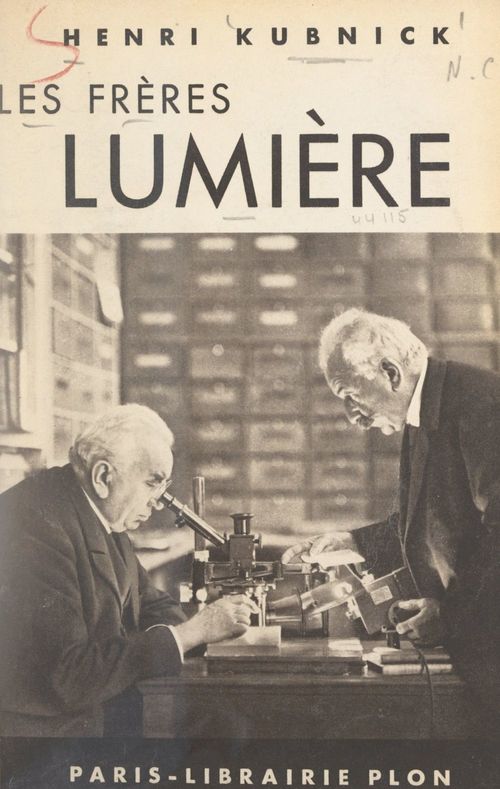 ebook cover of Les frères Lumière, by Henri Kubnick