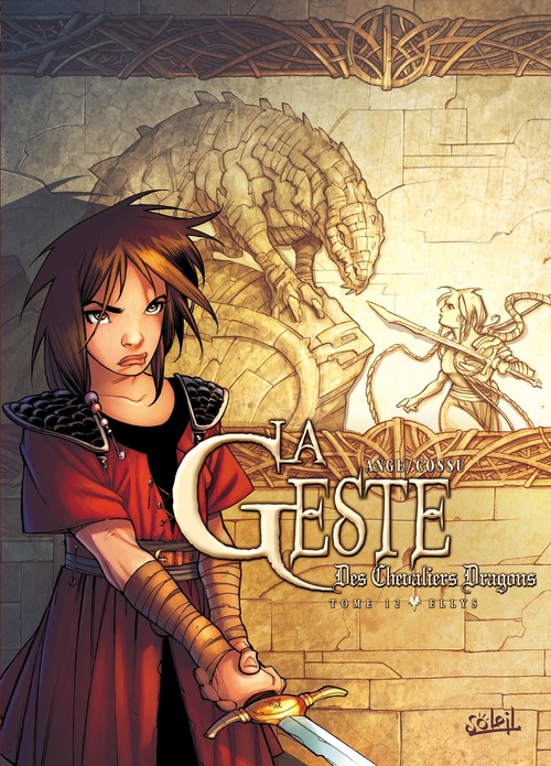 ebook cover of La Geste des Chevaliers Dragons T12 - Ellys, by  Ange