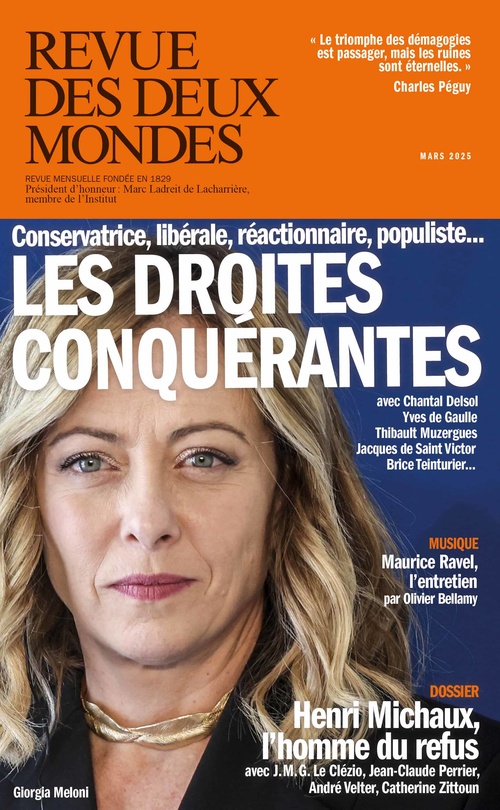 Couverture ebook de Revue des Deux Mondes mars 2025, de Collectif
