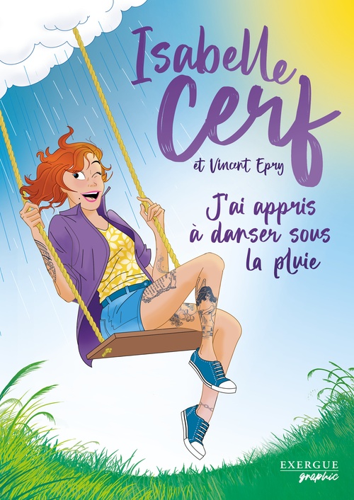 Couverture ebook de J'ai appris à danser sous la pluie, de Isabelle Cerf