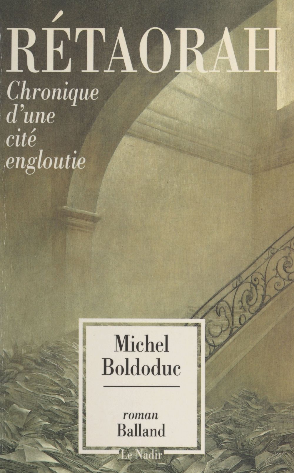 Couverture ebook de Rétaorah : chronique d'une cité engloutie, de Boldoduc