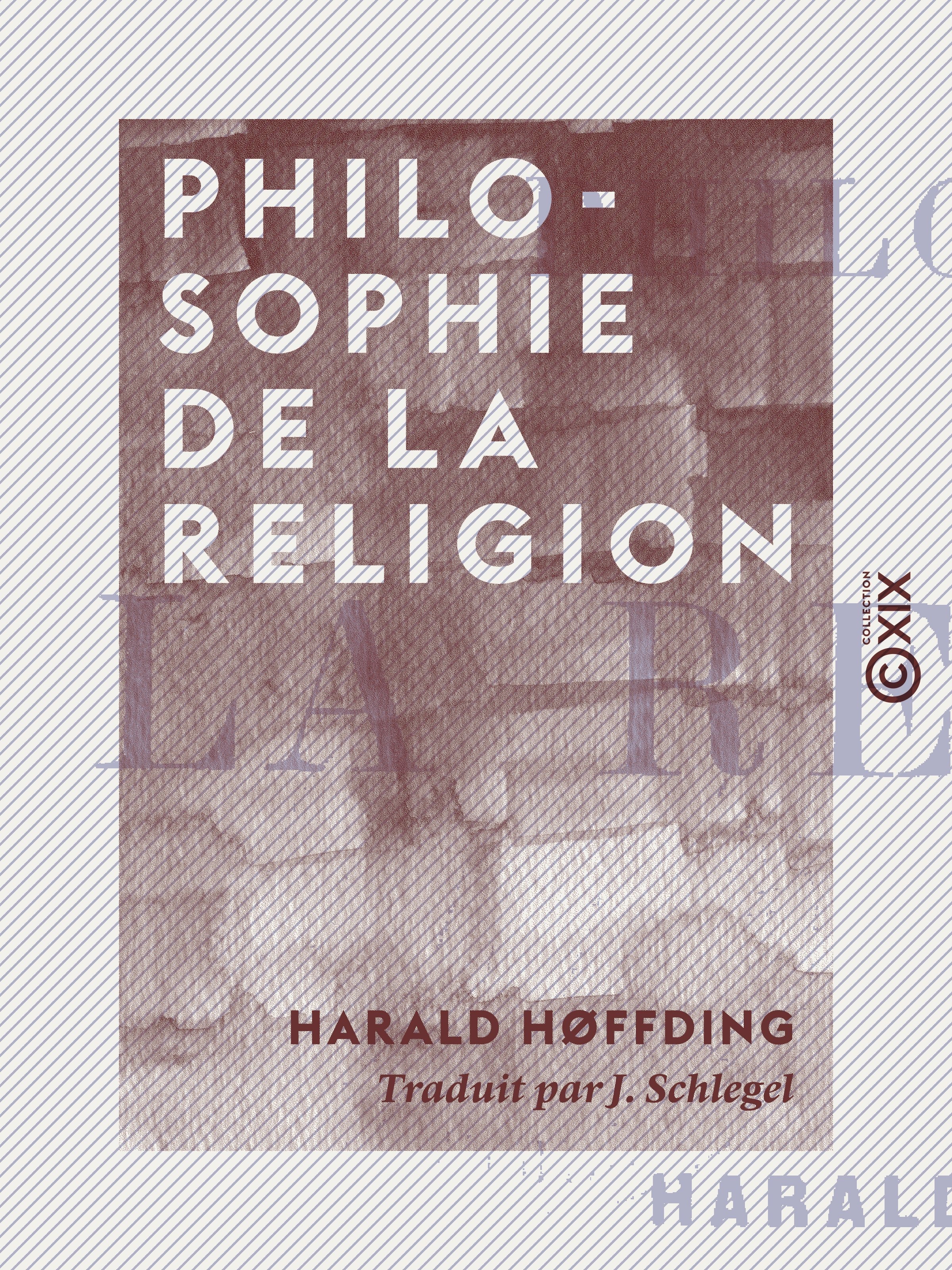 Couverture ebook de Philosophie de la religion, de Harald Hoffding