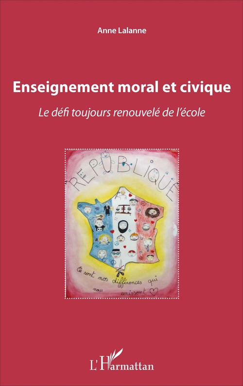 Couverture ebook de Enseignement moral et civique, de Anne Lalanne
