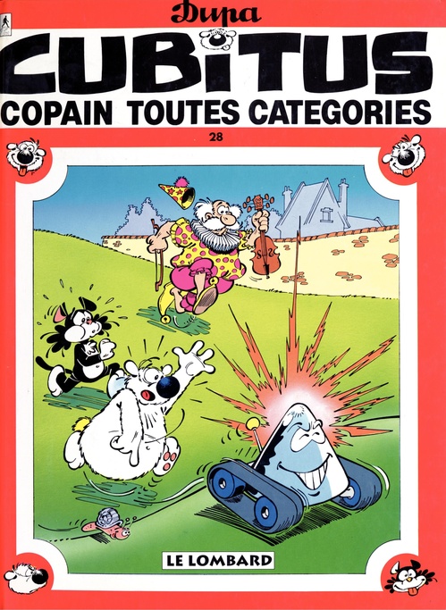 Couverture ebook de Cubitus - tome 28 - Copain toutes catégories, de Dupa