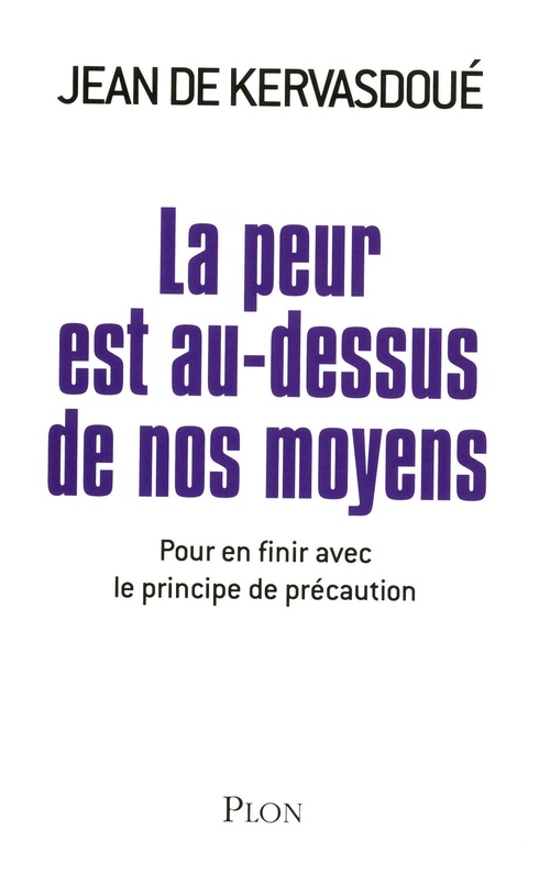 ebook cover of La peur est au-dessus de nos moyens, by Jean de Kervasdoue